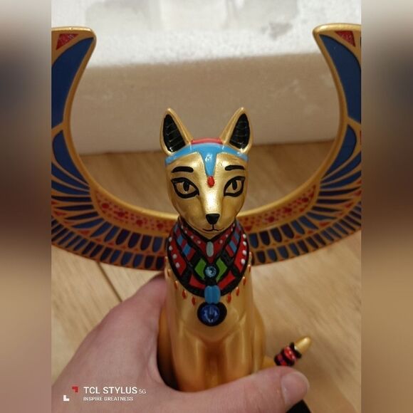 Egyptian Feline Of The Night Hamilton Collection - Picture 9 of 9